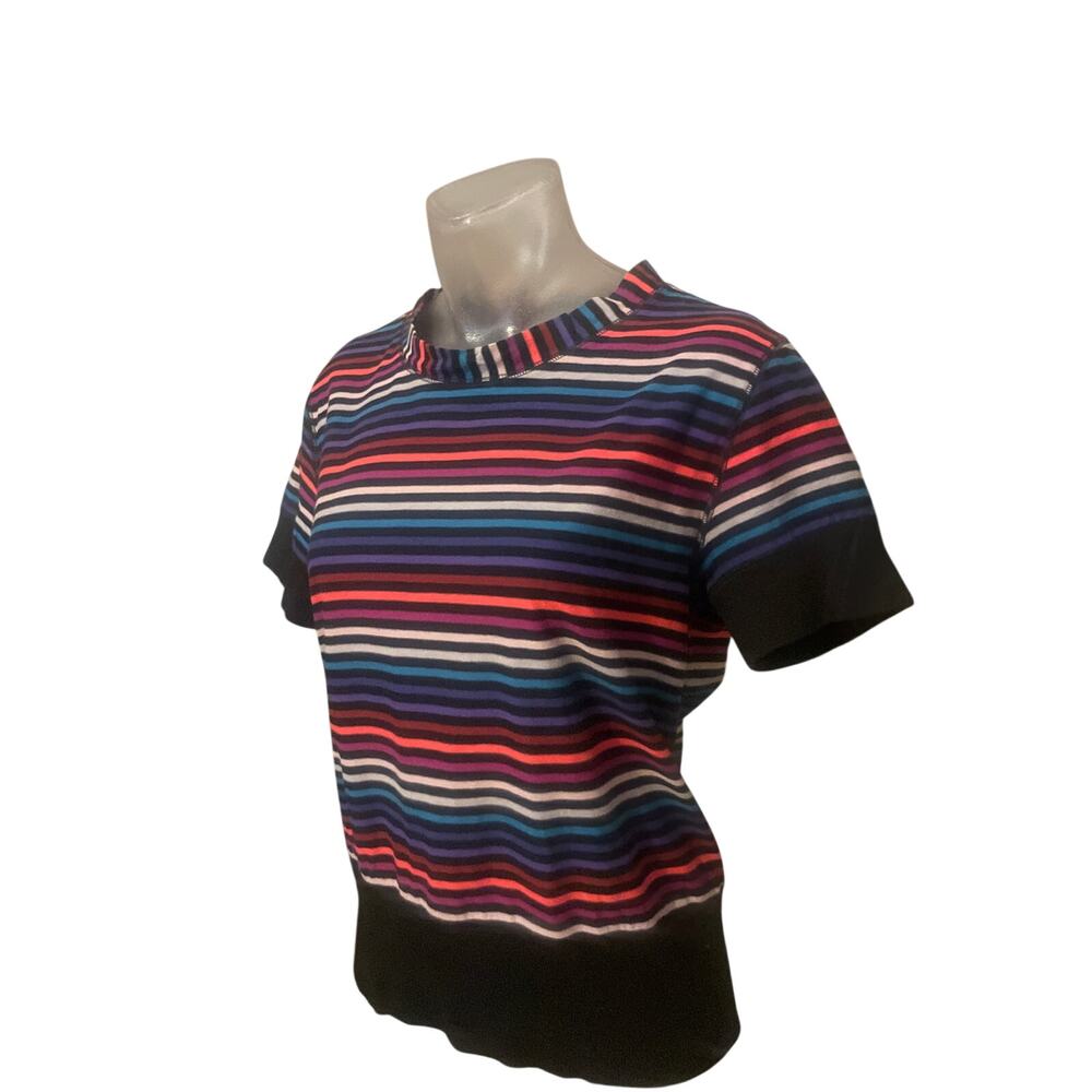Vintage Y2K SONIA RYKIEL Stripe 2 Pc Twinset Cardigan & Top Black  Size Large L - Picture 8 of 11